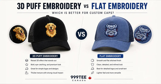 3D Puff Embroidery vs Flat Embroidery: Which Is Better for Custom Caps?