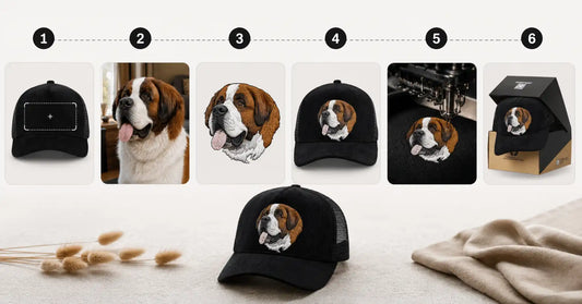 How to Turn Your Pet Photo Into an Embroidered Cap