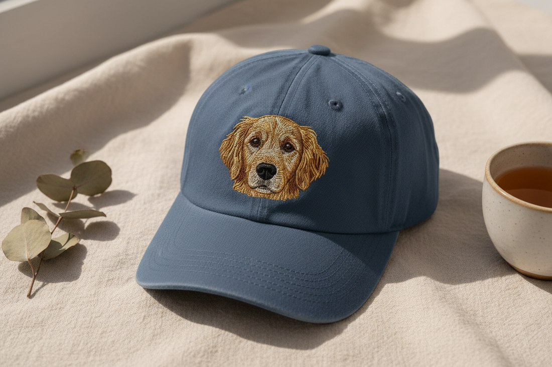 Pet Memorial Gifts Canada: How a Custom Embroidered Cap Keeps Their Memory Close