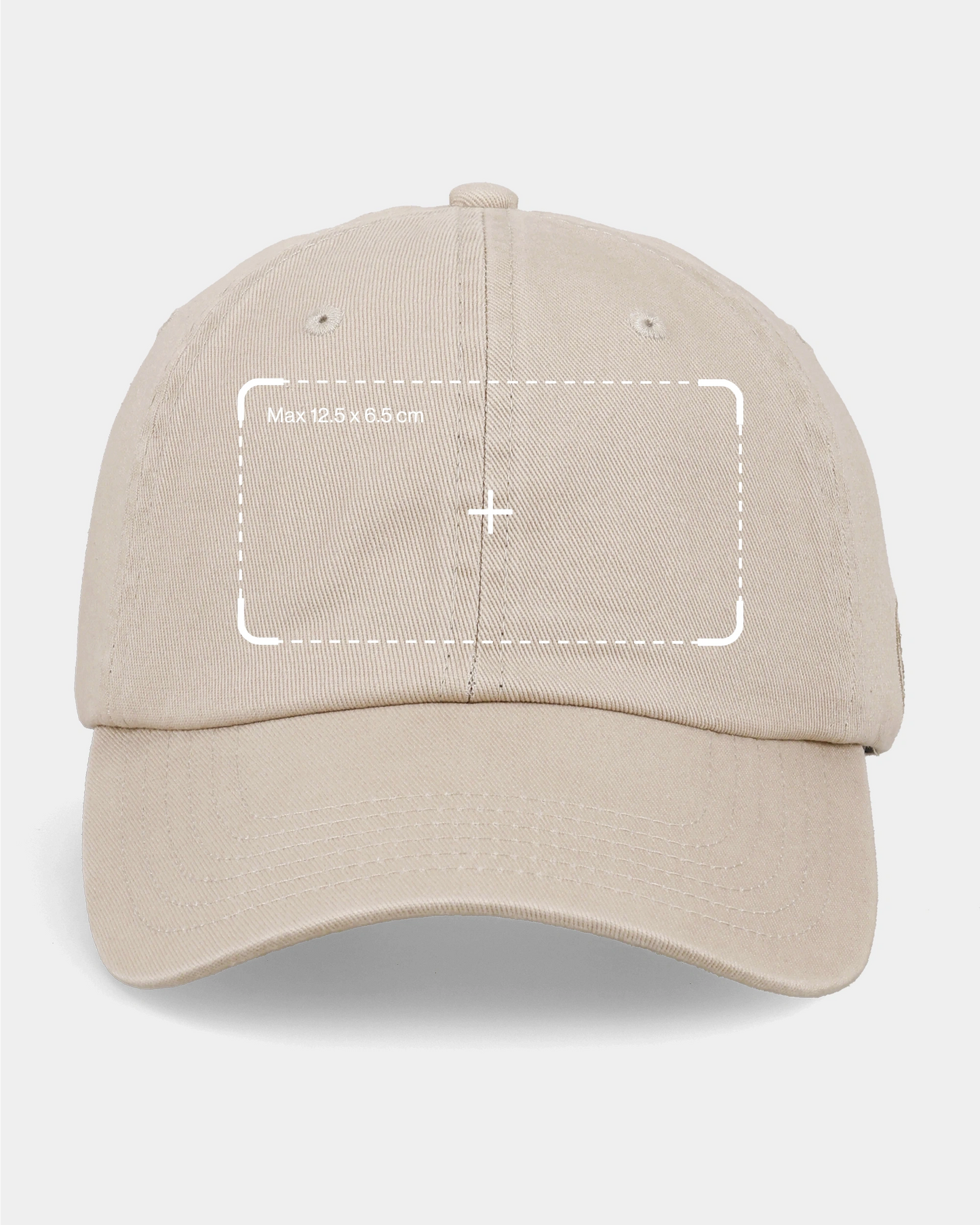 Custom Beige Dad Cap