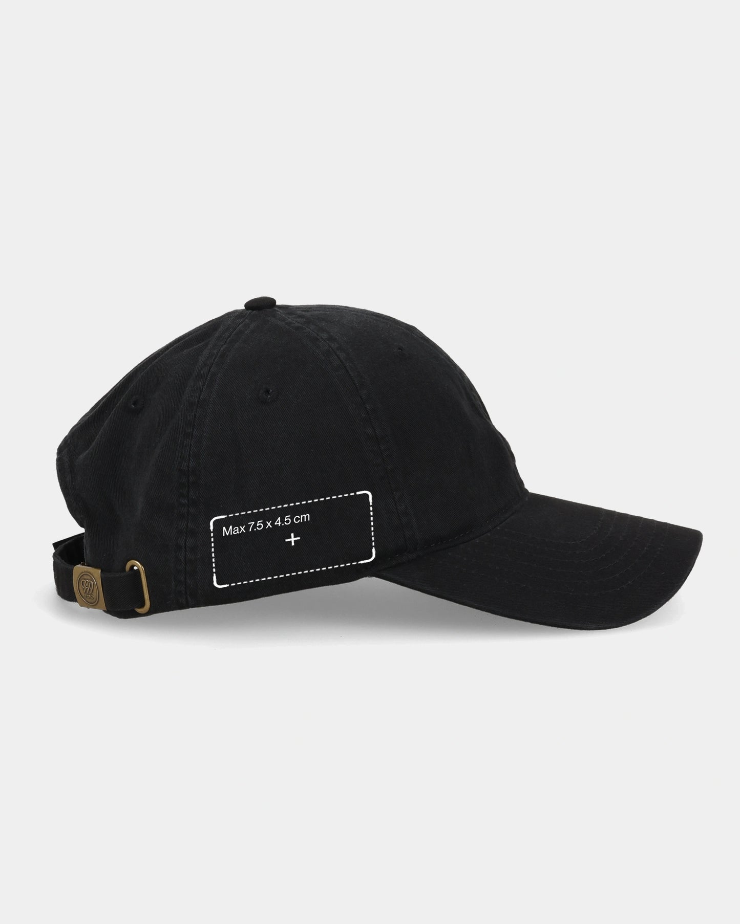 Custom Black Dad Cap