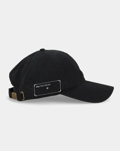 Custom Black Dad Cap