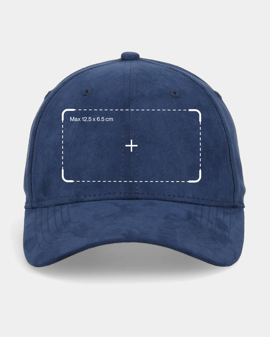 Custom Blue Suede Baseball Cap