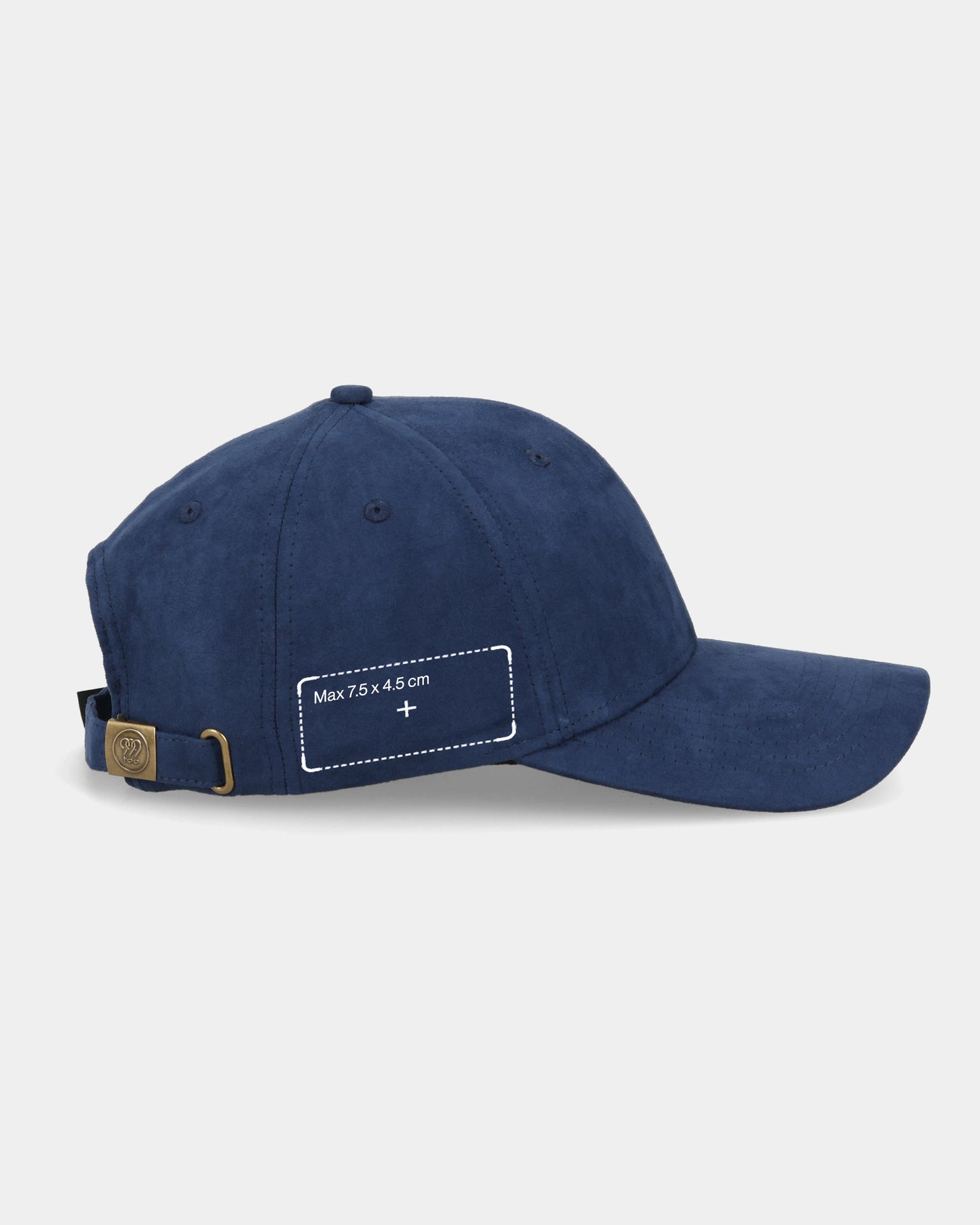 Custom Blue Suede Baseball Cap