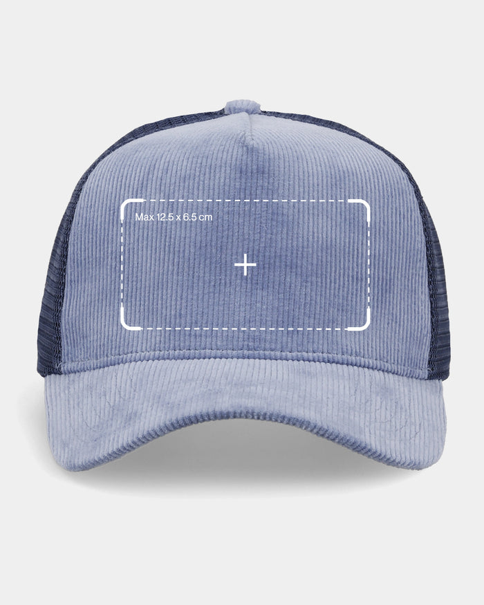 Custom Blue Trucker Cap