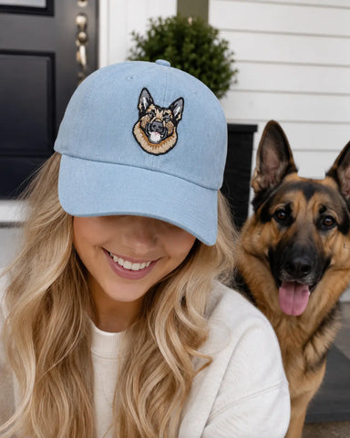 Custom Pet Denim Baseball Cap