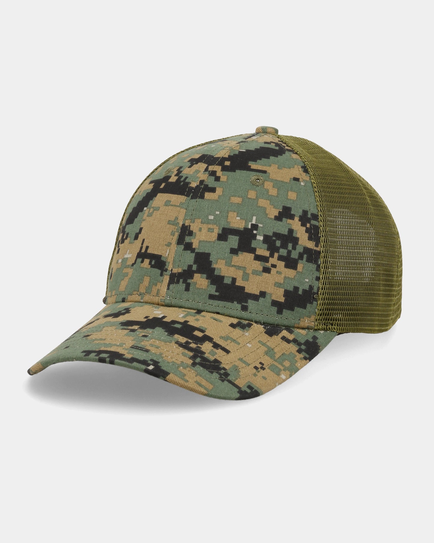 Custom Camo Green Trucker Cap