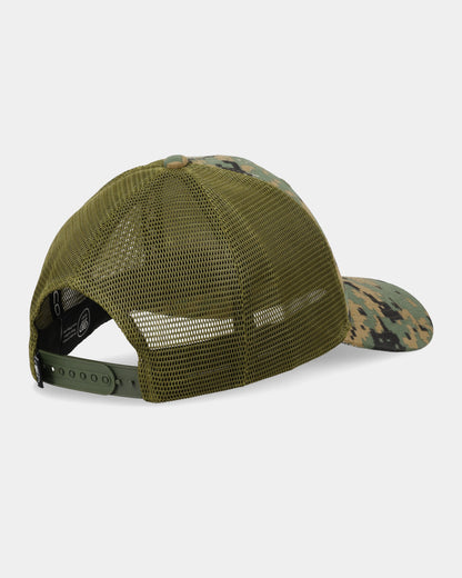 Custom Camo Green Trucker Cap
