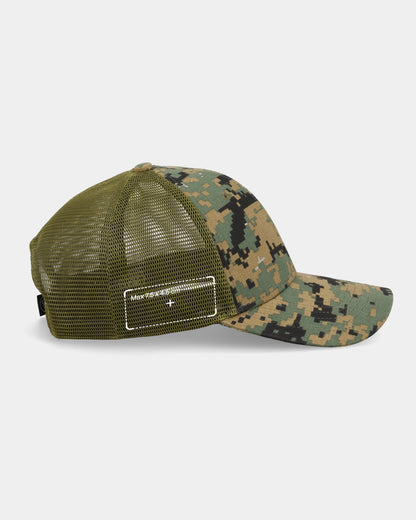 Custom Camo Green Trucker Cap