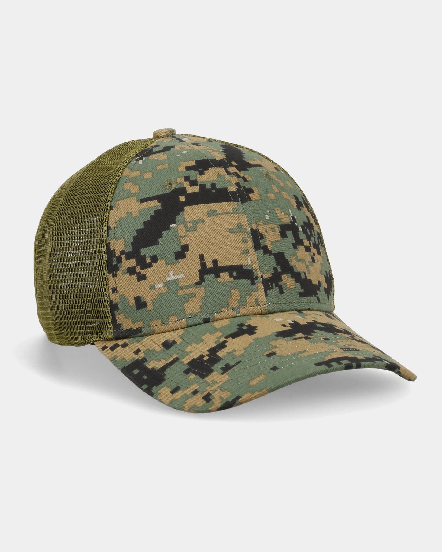 Custom Camo Green Trucker Cap