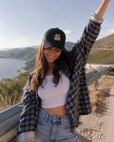 Custom Pet Black Trucker Cap