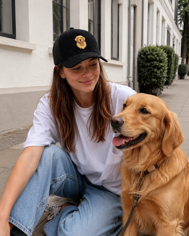 Custom Pet Black Trucker Cap