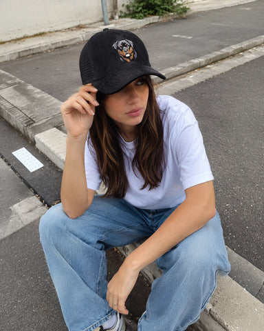 Custom Pet Black Trucker Cap