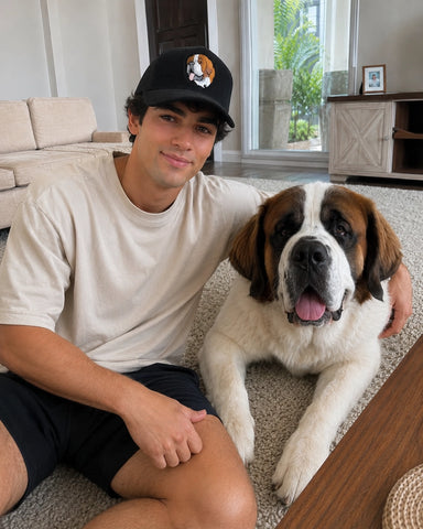 Custom Pet Black Trucker Cap