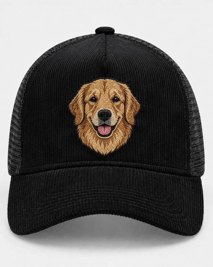 Custom Pet Black Trucker Cap