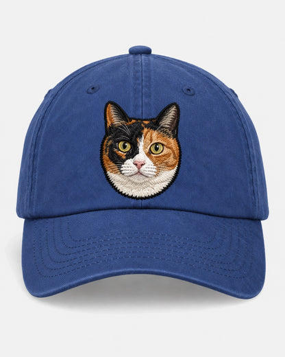 Custom Pet Blue Dad Cap
