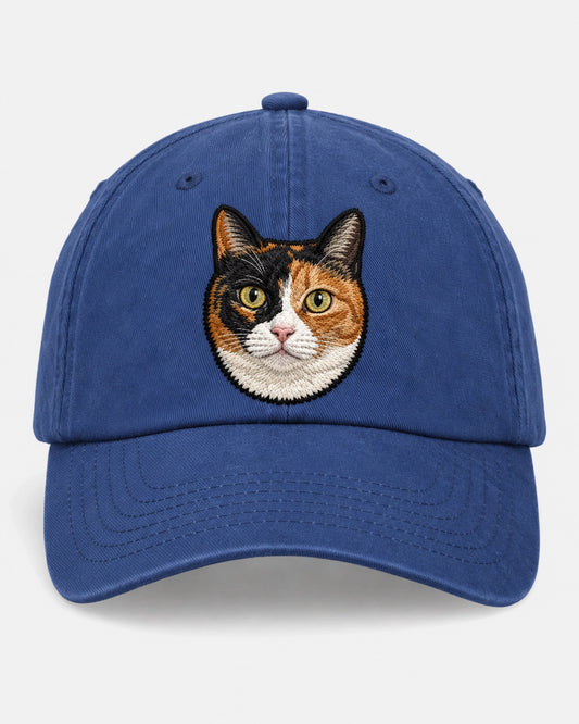 Custom Pet Blue Dad Cap