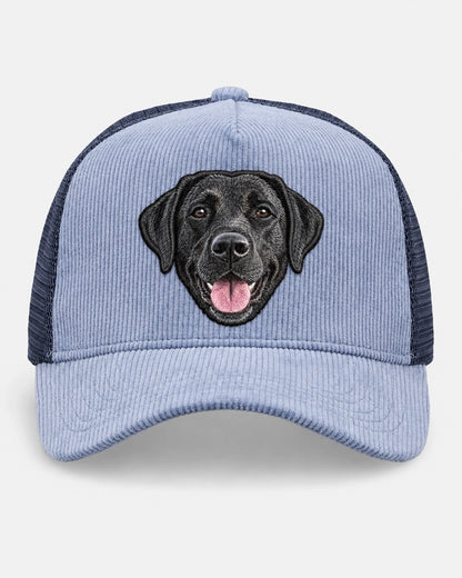 Custom Pet Blue Trucker Cap