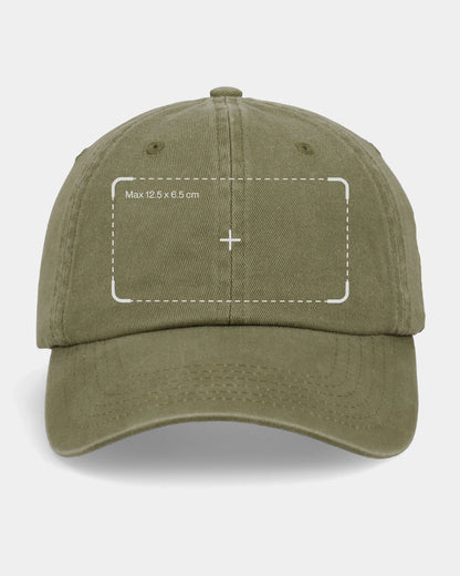 Casquette papa olive personnalisée pour animaux de compagnie