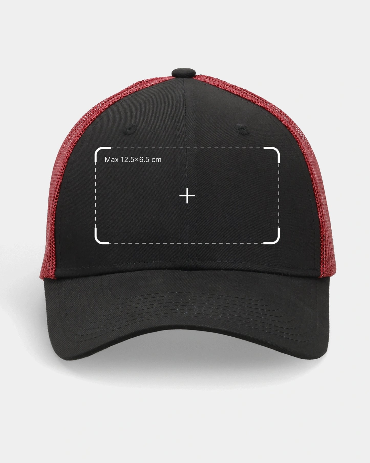 Casquette trucker personnalisée noir et marron