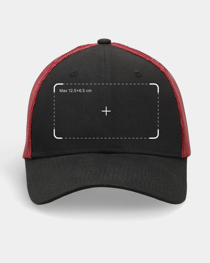 Casquette trucker personnalisée noir et marron