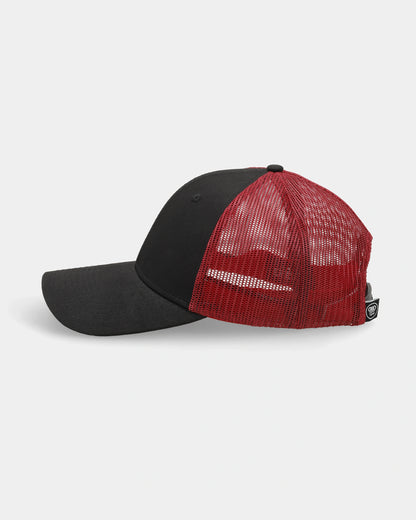 Casquette trucker personnalisée noir et marron