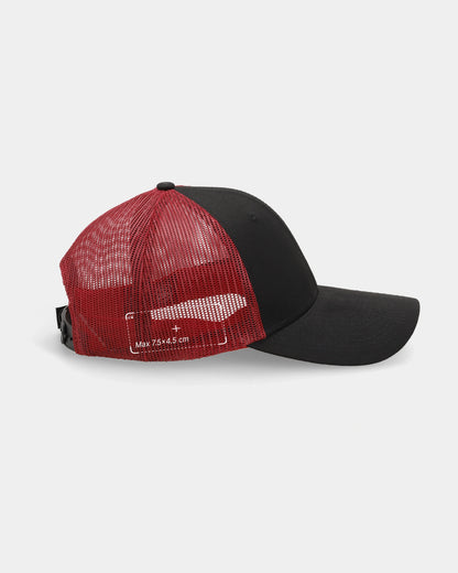 Casquette trucker personnalisée noir et marron