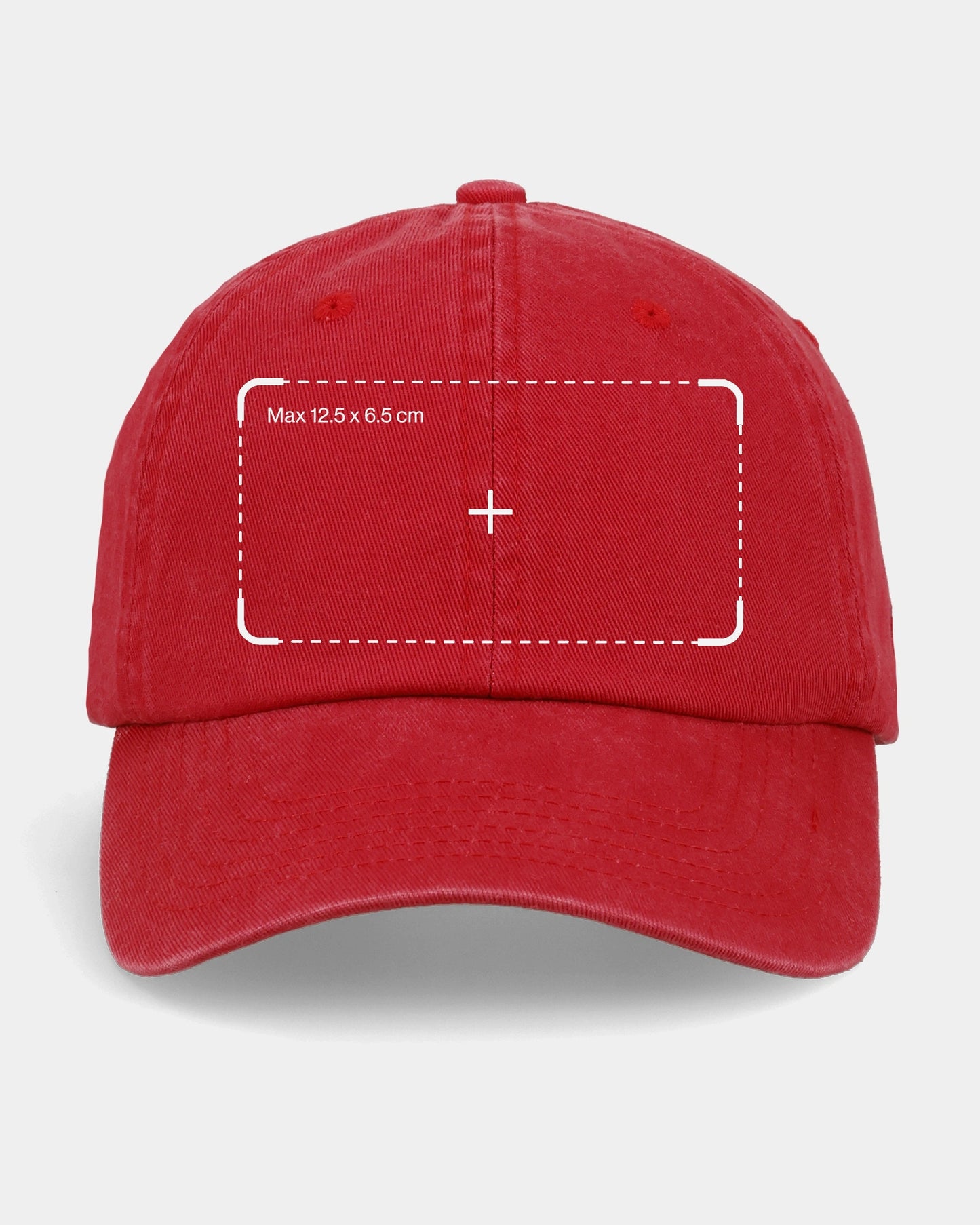 Casquette rouge pour papa avec animal personnalisé