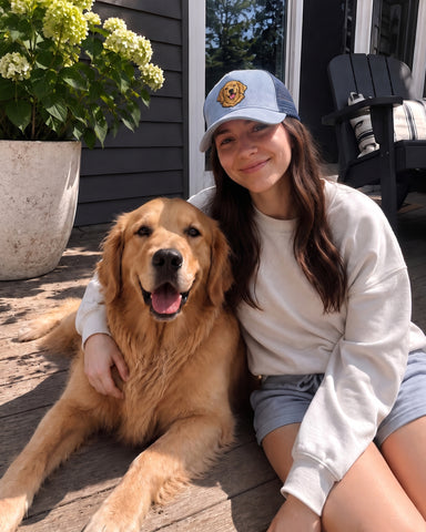 Custom Pet Blue Trucker Cap